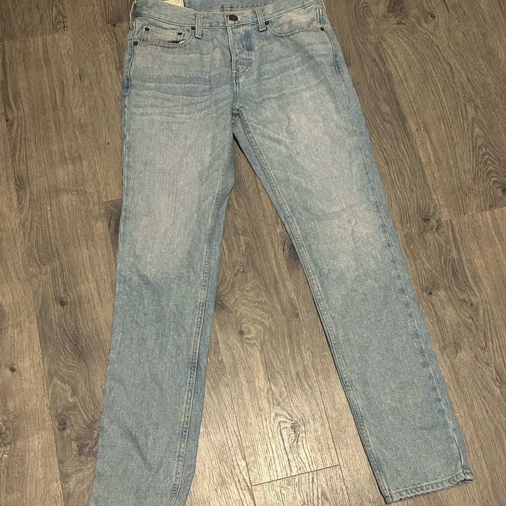 Hollister Light Blue Straight Leg Jeans